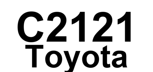 DTC C2121 Toyota - Definição em inglês: No Signal from Transmitter ID1 in Main Mode Definição em Português: Sem sinal do Transmissor ID1 no modo principal.