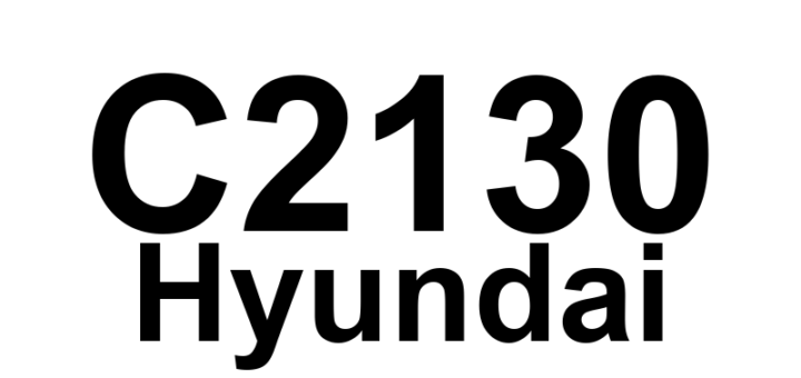 DTC C2130 Hyundai - Definição em inglês: Brake Lamp Relay Error Definição em Português: Relé da Lâmpada do Freio - Erro Detectado