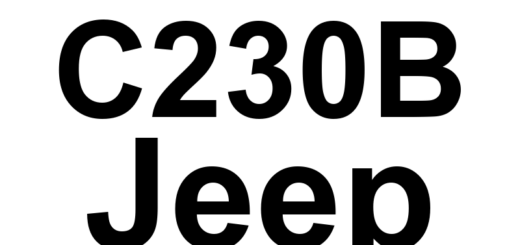 DTC C230B Jeep - Definição em inglês: Neutral Indicator Control Circuit High Definição em Português: Circuito de Controle do Indicador de Neutro - Alta Tensão