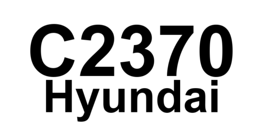DTC C2370 Hyundai - Definição em inglês: TC Valve Secondary (USV2) Error Definição em Português: Válvula de Controle do Turbo (USV2) - Erro Detected