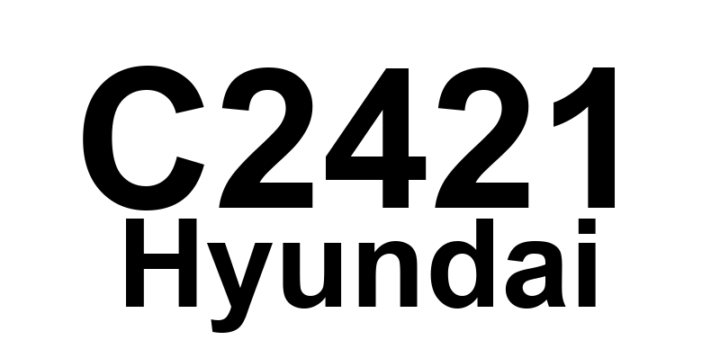 DTC C2421 Hyundai - Definição em inglês: Motor Temperature Sensor Low Input Definição em Português: Sensor de Temperatura do Motor - Sinal de Entrada Baixo