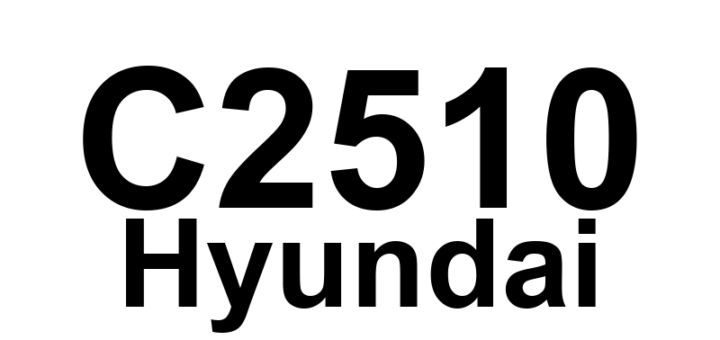 DTC C2510 Hyundai - Definição em inglês: Tread Lamp Short Circuit to 12V Definição em Português: Lâmpada do Pneu - Circuito em Curto a 12V