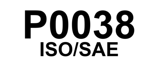 P0038 - "Aquecedor da Sonda Lambda (HO2S) - Circuito de Controle Alto (Banco 1 Sensor 2)"