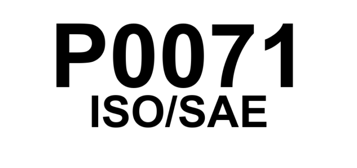 P0071 - "Sensor de Temperatura do Ar Ambiente 'A' - Circuito com Falha de Faixa ou Desempenho"