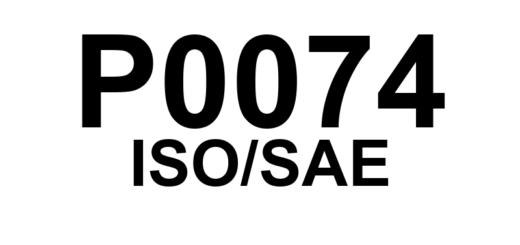 P0074 - "Sensor de Temperatura do Ar Ambiente 'A' - Circuito Intermitente"