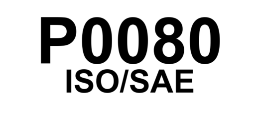 P0080 - "Solenoide de Controle da Válvula de Escape - Circuito Alto (Banco 1)."