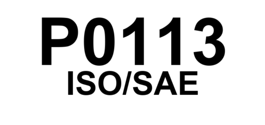 P0113 - "Sensor de Temperatura do Ar de Admissão 1 - Circuito Alto (Banco 1)"