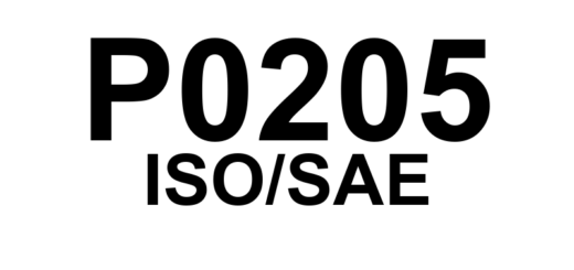 P0205 - "Injetor do Cilindro 5 - Circuito Aberto"