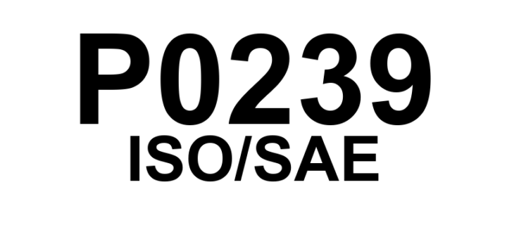 P0239 - "Sensor de Pressão do Turbo/Supercompressor 'B' - Circuito com Mau Funcionamento"