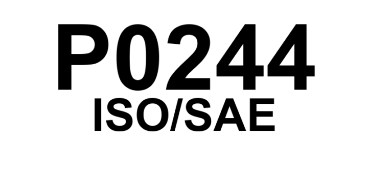 P0244 - "Solenoide da Wastegate do Turbo/Compressor 'A' - Falha de Faixa ou Desempenho"