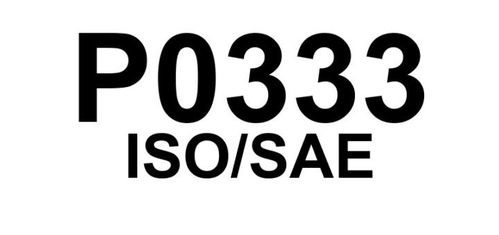 P0333 - "Sensor de Detonação 2 - Circuito Alto (Banco 2)"