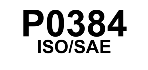 P0384 - "Módulo de Controle da Vela Aquecedora 1 - Circuito de Controle Alto"