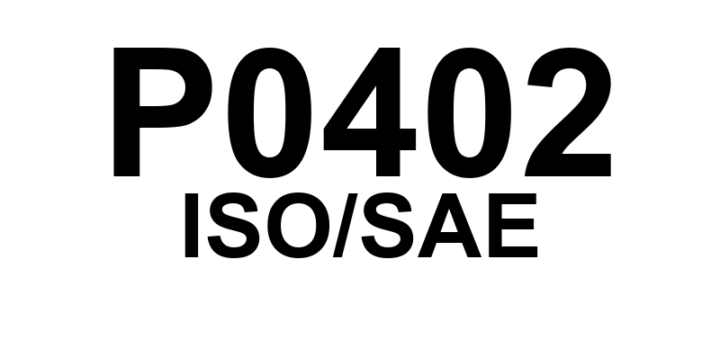 P0402 - "EGR 'A' - Fluxo Excessivo Detectado."
