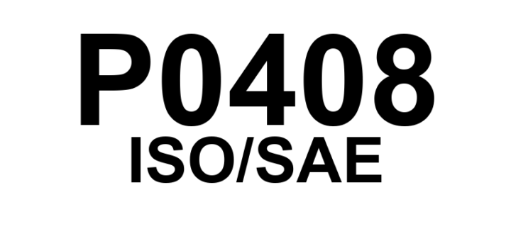 P0408 - "Sensor EGR 'B' - Circuito Alto"