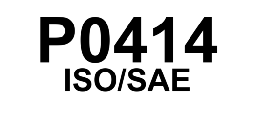 P0414 - "Válvula de Comutação do Sistema AIR 'A' - Circuito em Curto"