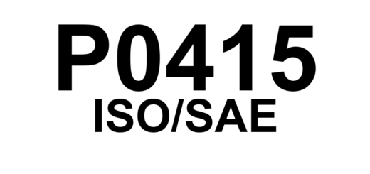 P0415 - "Válvula de Comutação do Sistema AIR 'B' - Circuito com Mau Funcionamento"