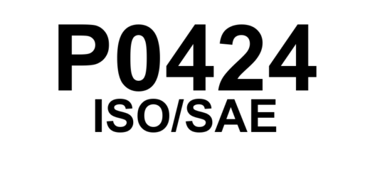 P0424 - "Catalisador Aquecido - Temperatura Abaixo do Limite (Banco 1)"
