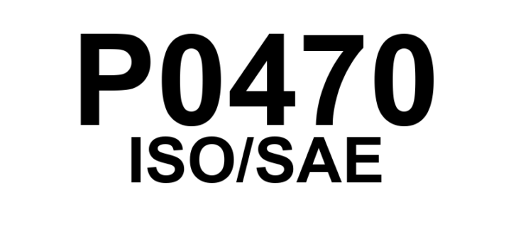 P0470 - "Sensor de Pressão de Escape 'A' - Circuito com Falha"