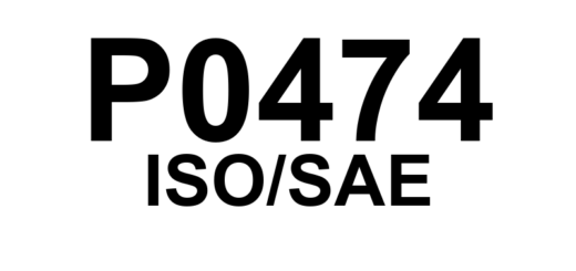 P0474 - "Sensor de Pressão de Escape 'A' - Circuito Intermitente/Inconstante"