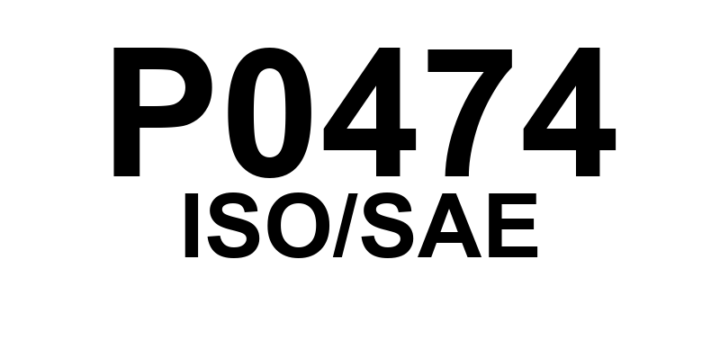 P0474 - "Sensor de Pressão de Escape 'A' - Circuito Intermitente/Inconstante"