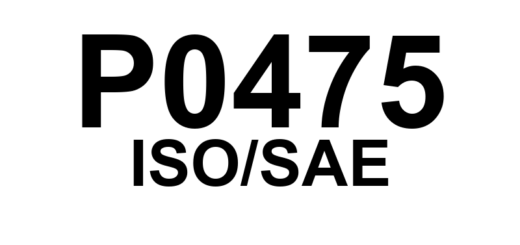 P0475 - "Válvula de Controle de Pressão de Escape 'A' - Falha Detectada"