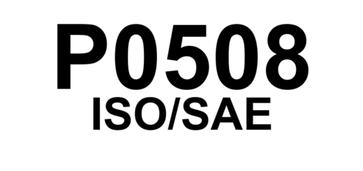 P0508 - "Sistema de Controle de Marcha Lenta - Circuito Baixo"