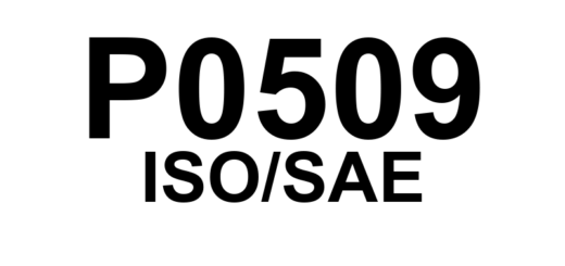 P0509 - "Sistema de Controle de Marcha Lenta - Circuito Alto"