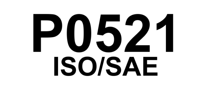 P0521 - "Sensor/Interruptor de Pressão do Óleo do Motor 'A' - Falha de Faixa ou Desempenho"