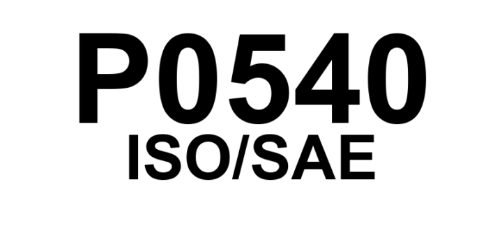 P0540 - "Aquecedor de Ar de Admissão 'A' - Circuito com Mau Funcionamento"