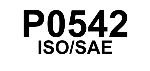P0542 - "Aquecedor de Ar de Admissão 'A' - Circuito Alto"