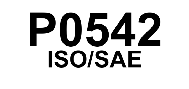 P0542 - "Aquecedor de Ar de Admissão 'A' - Circuito Alto"