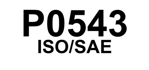P0543 - "Aquecedor de Ar de Admissão 'A' - Circuito Aberto"