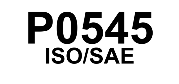 P0545 - "Sensor de Temperatura dos Gases de Escape - Circuito Baixo (Banco 1 Sensor 1)"