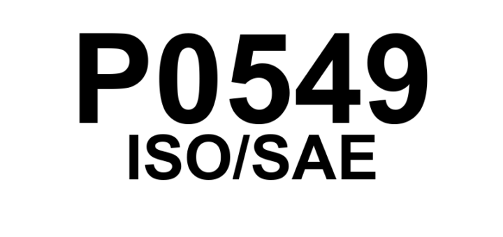 P0549 - "Sensor de Temperatura dos Gases de Escape - Circuito Alto (Banco 2 Sensor 1)"