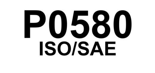 P0580 - "Controle de Cruzeiro - Circuito de Entrada Multifuncional 'A' Baixo"