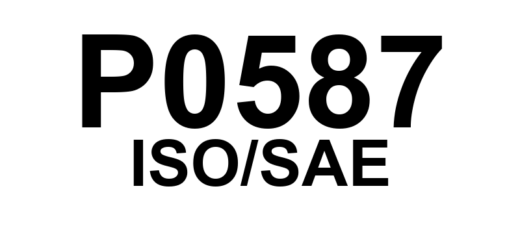P0587 - "Circuito de Controle de Ventilação do Piloto Automático - Baixo"