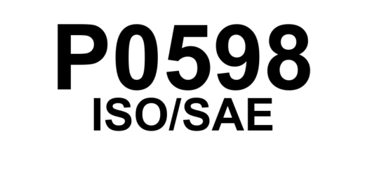 P0598 - "Aquecedor do Termostato - Circuito de Controle Baixo"