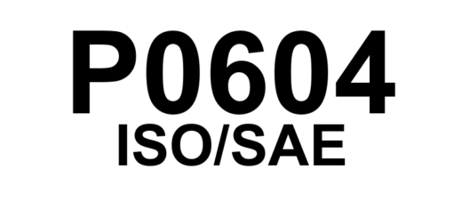 P0604 - "Módulo de Controle - Erro na Memória de Acesso Aleatório (RAM)"