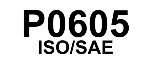P0605 - "Módulo de Controle - Erro na Memória Somente Leitura (ROM)"