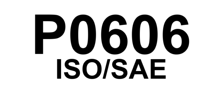 P0606 - "Módulo de Controle - Processador com Falha"