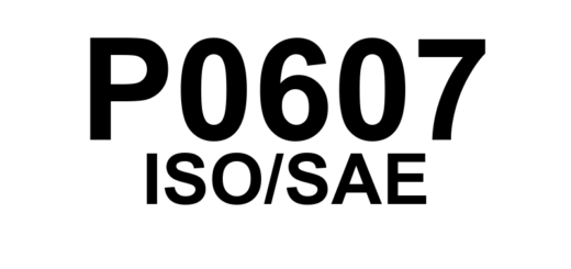 P0607 - "Módulo de Controle - Falha de Desempenho"