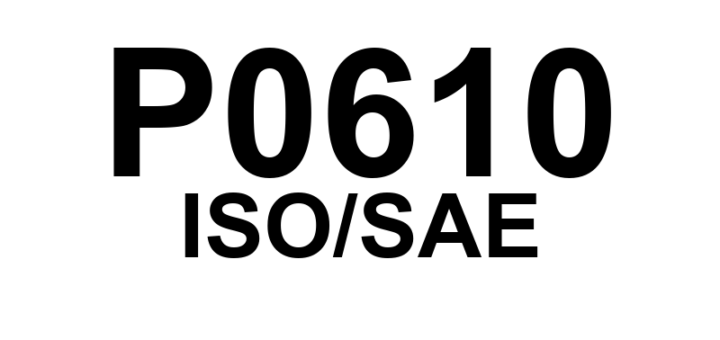 P0610 - "Módulo de Controle - Erro nas Opções do Veículo"