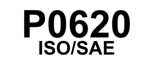 P0620 - "Controle do Gerador - Circuito Com Mau Funcionamento"