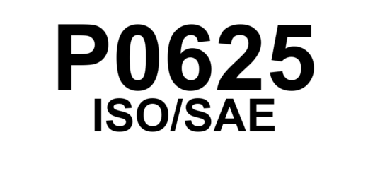 P0625 - "Campo do Gerador / Terminal F - Circuito Baixo"
