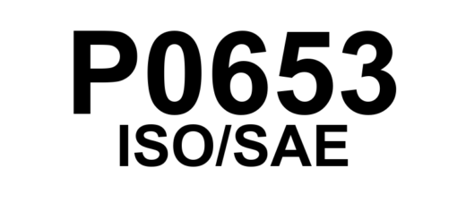P0653 - "Sensor de Referência de Tensão 'B' - Circuito Alto"