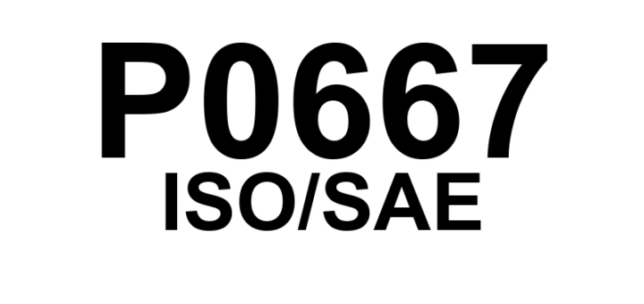 P0667 - "Sensor de Temperatura Interno do Módulo de Controle 'A' - Falha de Faixa ou Desempenho"