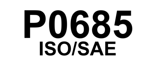 P0685 - "Rele de Alimentação da ECM/PCM - Circuito de Controle Aberto"