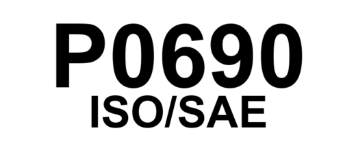 P0690 - "Relé de Alimentação do ECM/PCM - Circuito de Sinal Alto"