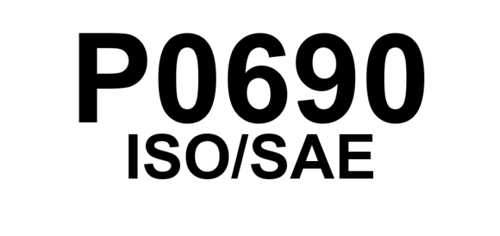 P0690 - "Relé de Alimentação do ECM/PCM - Circuito de Sinal Alto"