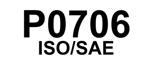 P0706 - "Sensor de Posição da Transmissão 'A' - Circuito com Falha de Faixa ou Desempenho"